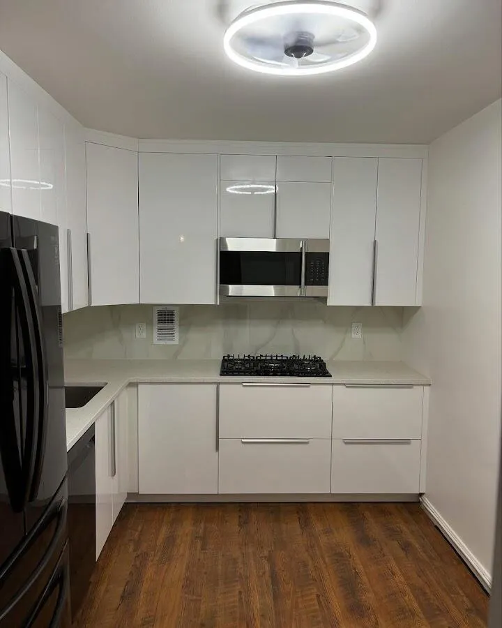 Renovated kitchen with quartz countertops in St. Matthews